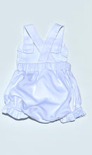 Load image into Gallery viewer, White Ruffle Knit Sunsuit
