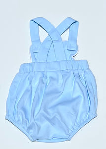 Baby Blue Knit Sunsuit