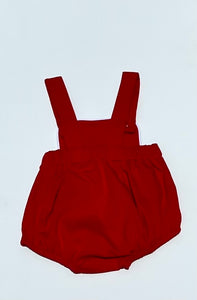 Red Knit Sunsuit