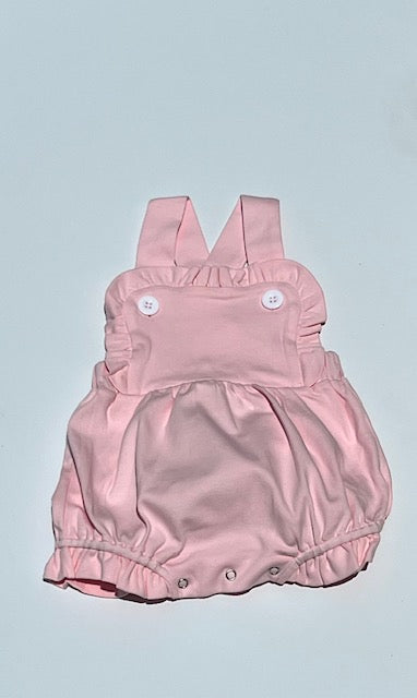 Light Pink Ruffle Knit Sunsuit