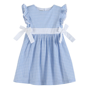 Gingham Ruffle Bow Dress