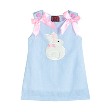Load image into Gallery viewer, Seersucker Bunny Dress
