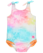 Load image into Gallery viewer, Rainbow Tie Dye Swimsuit
